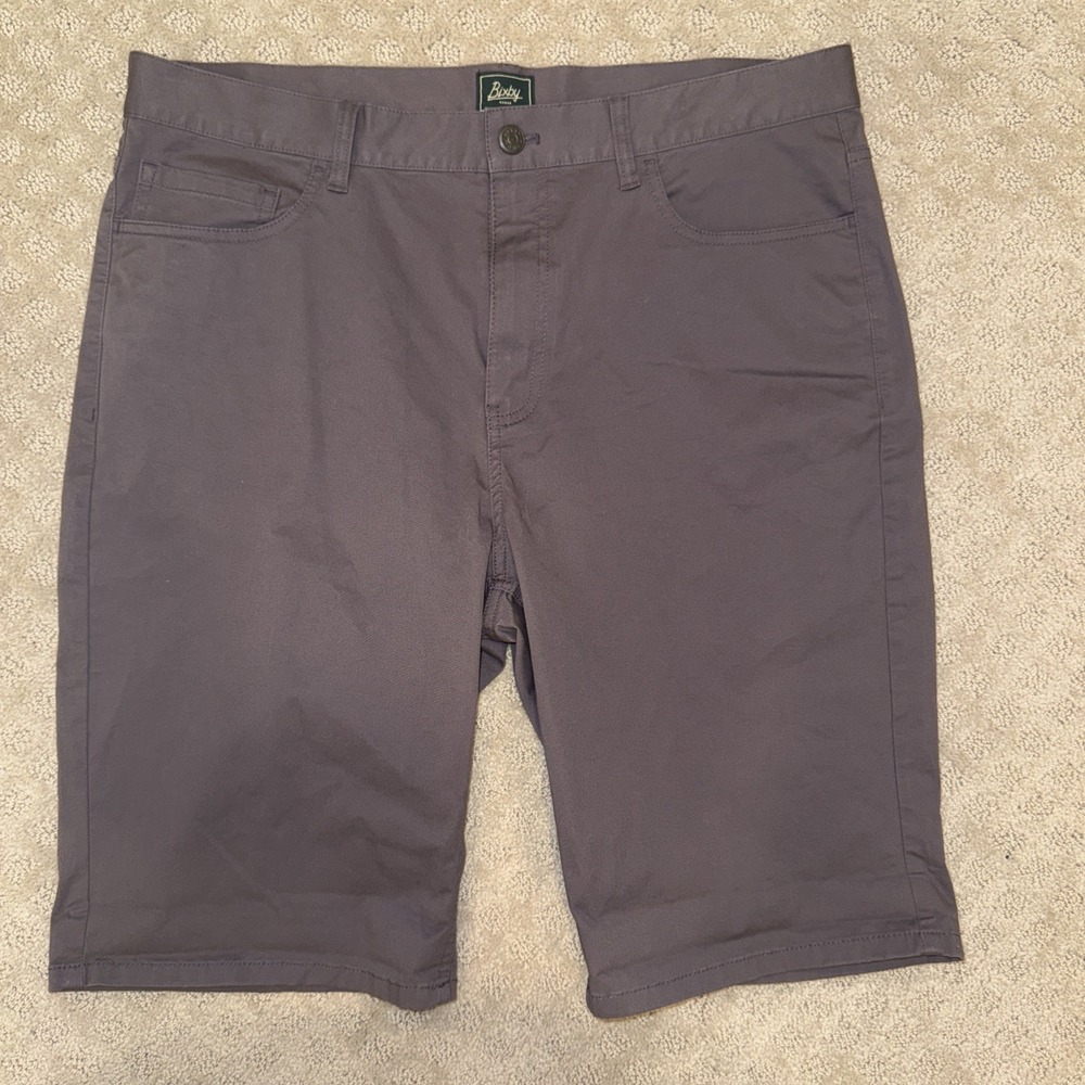 Bixby Nomad 35 x 11" Purple Relaxed 5 Pocket Casual Mens Chino Shorts